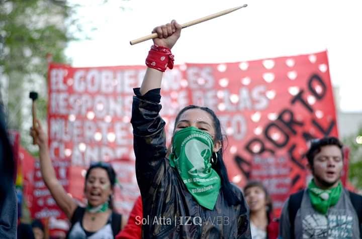 Manifestación por el aborto legal